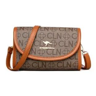 2025 Spring and Summer New High-end Bag Women's Trendy Retro Printed Letters Versatile Messenger Small Square Bag