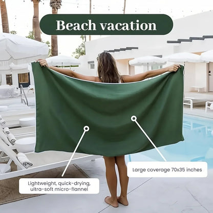 Outdoor Magnetic Bath Towel Multifunctional Magnet Towels Quick Drying Beach Towel for Surfing Swimming Changing Clothes