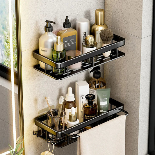 No Drill Wall Mounted Bathroom Shelf Shop1103677105 Store