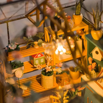 Mini Doll House Kit DIY Flower House Handmade 3D Puzzle Assembly AliExpress