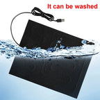 USB Heating Pad Folding Heated Sheet Car Seat Heating Cushion Seat