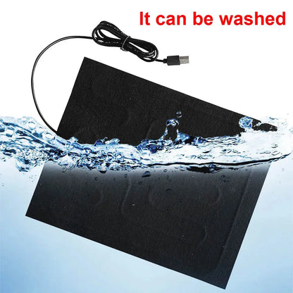 USB Heating Pad Folding Heated Sheet Car Seat Heating Cushion Seat