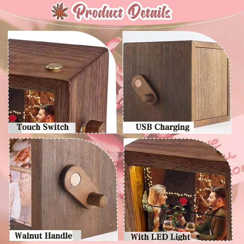 Cherish Forever: Personalized Memorial Flip Book Frame