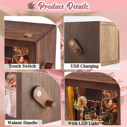 Cherish Forever: Personalized Memorial Flip Book Frame