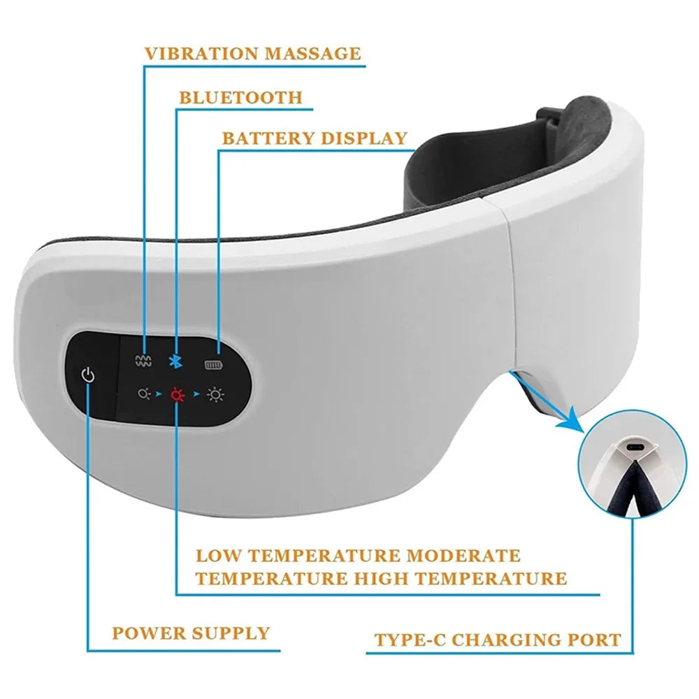 EyeZen™ Heated Music Massager 👁️🎶