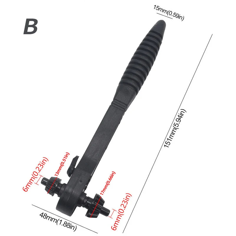 Drill Smart: 3-in-1 Chuck Ratchet Spanner