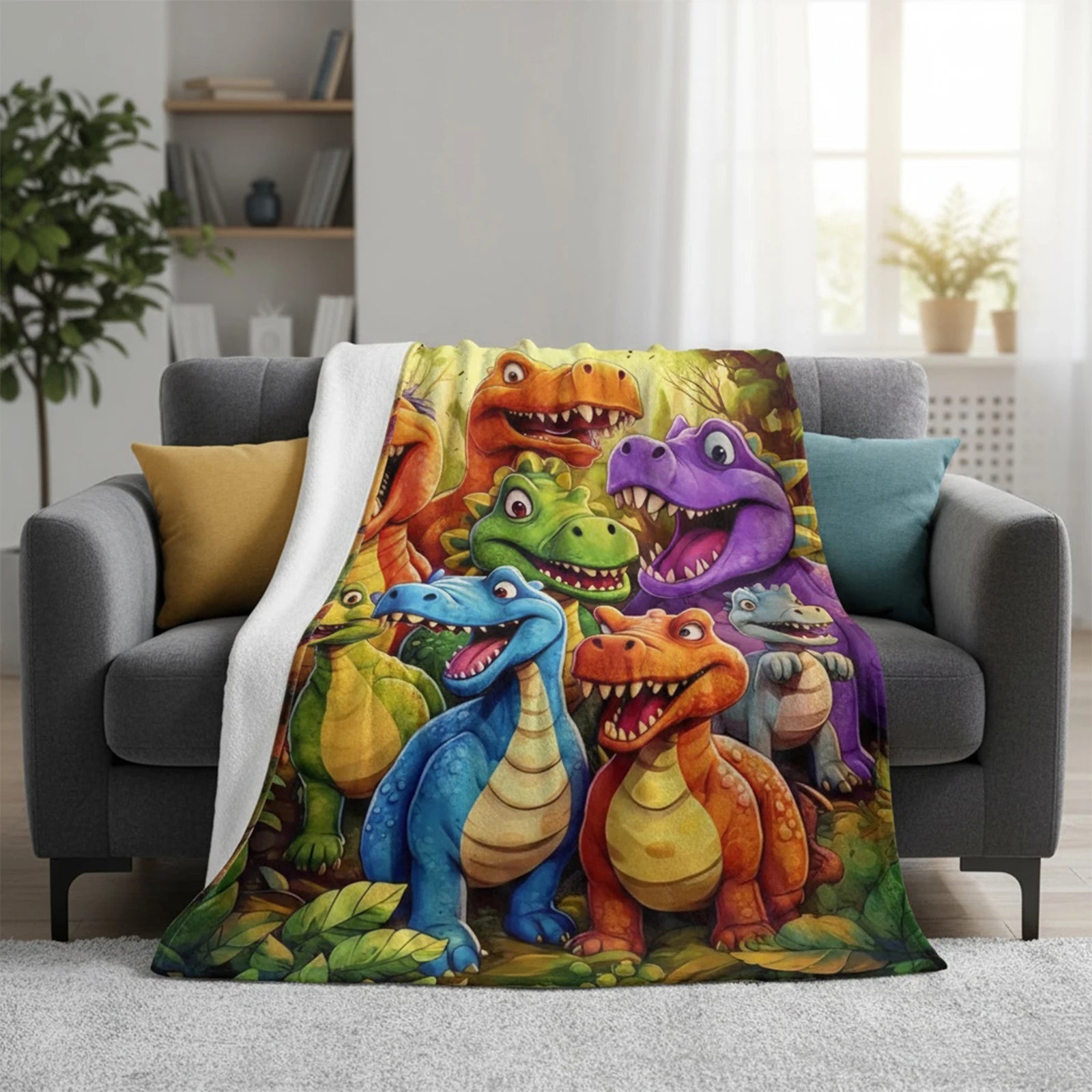 DinoSnuggle™ Franela de Dino Sonriente 🦖💚