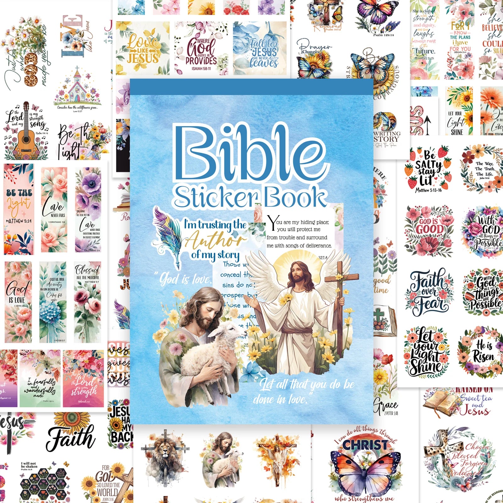 FaithWords™ Christian Verse Sticker Book ✝️📖