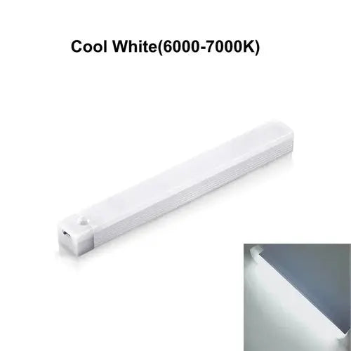 Luz nocturna de inducción recargable tipo C con sensor de movimiento LED para armario