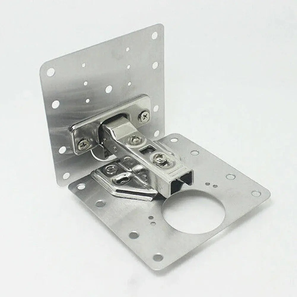 2/4/10pcs Hinge Plate Kitchen Cupboard Door Hinge Repair Kit Plates AliExpress