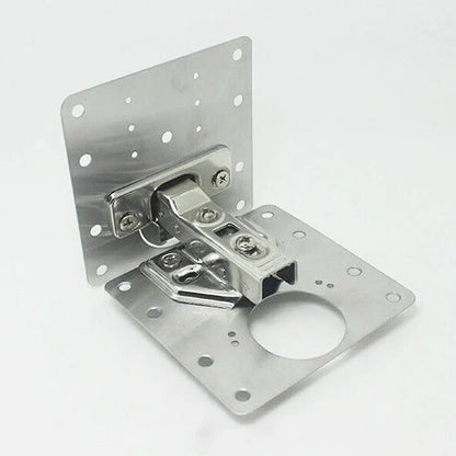 2/4/10pcs Hinge Plate Kitchen Cupboard Door Hinge Repair Kit Plates AliExpress