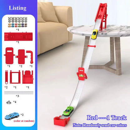 Competitive Racing Track Toy Vehicle with Alloy Car Kids Play Game for AliExpress