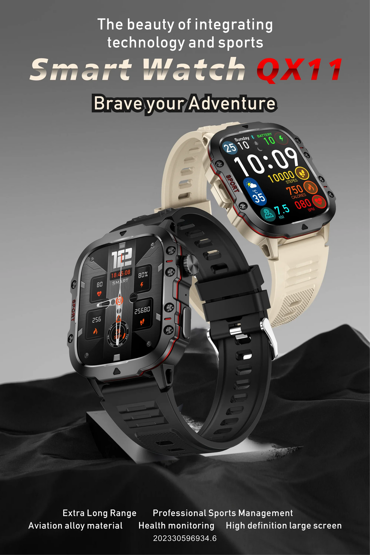 Smart Watch for Xiaomi Military GPS Tracker Men IP68 5ATM Outdoor Sports Fitness Tracker Health Monitor 1.96" BT Call Smartwatch LIGE SmartWatch Official Store