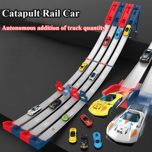 Competitive Racing Track Toy Vehicle with Alloy Car Kids Play Game for AliExpress