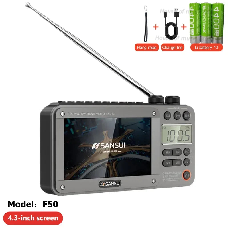 WaveSync Pocket Radio With Bluetooth Entertainment Anywhere Power Outages