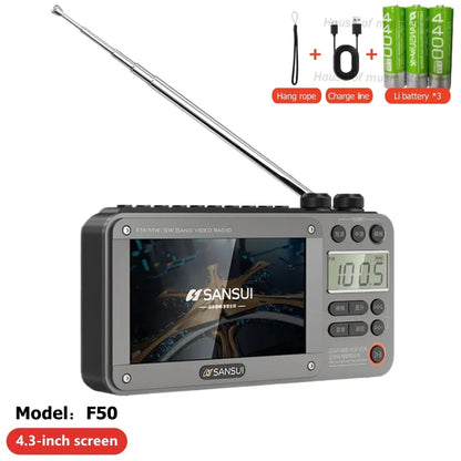 WaveSync Pocket Radio With Bluetooth Entertainment Anywhere Power Outages