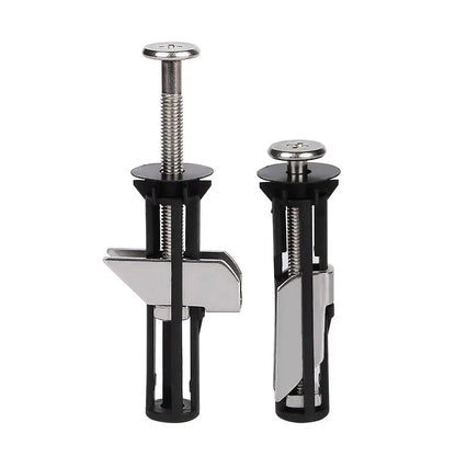 2 PCS Universal Stainless Steel Water Tank Toilet Seat Hinges Bolts