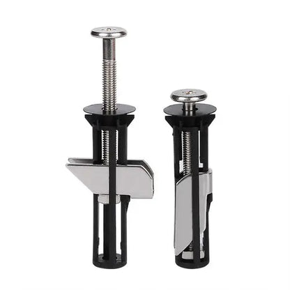 2 PCS Universal Stainless Steel Water Tank Toilet Seat Hinges Bolts
