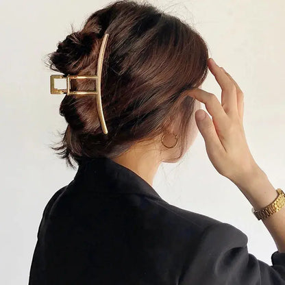 Hair clip, ART839, gold color Scarlet Chaos