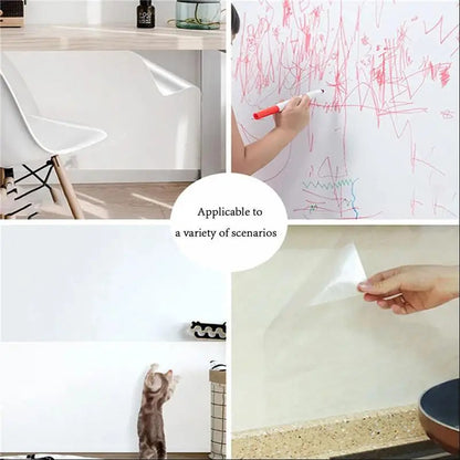Stick & Write: The Ultimate Electrostatic Whiteboard FOGZUVR Official Store