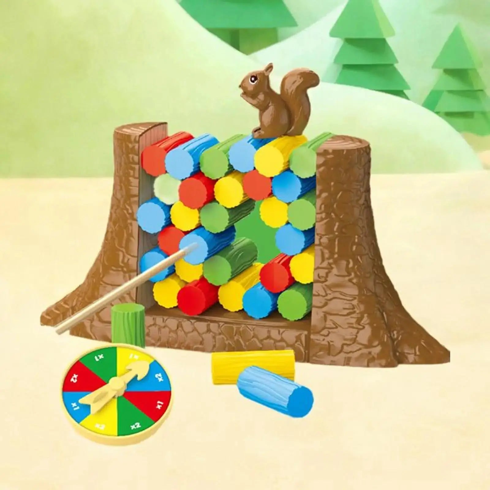 Stacking Blocks Puzzle Toy Board Game Tower Balance Game Balancing
