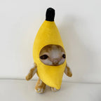 18cm Banana Cat doll key chain Cry Happy Banana Cat fashion trend personality Versatile built-in battery can sound Stone's Store