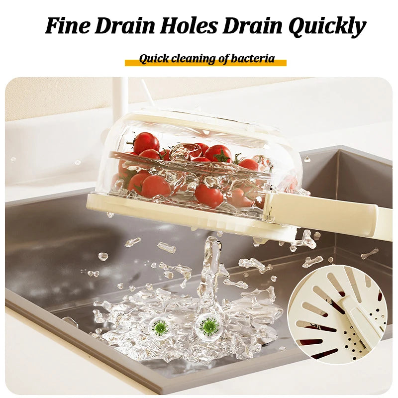 FreshFlow™ 2-in-1 Drain & Store Basket 🥗💧