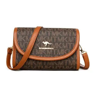 2025 Spring and Summer New High-end Bag Women's Trendy Retro Printed Letters Versatile Messenger Small Square Bag
