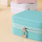 View details for Portable Jewelry Storage Box Travel Organizer Jewelry Case Leather