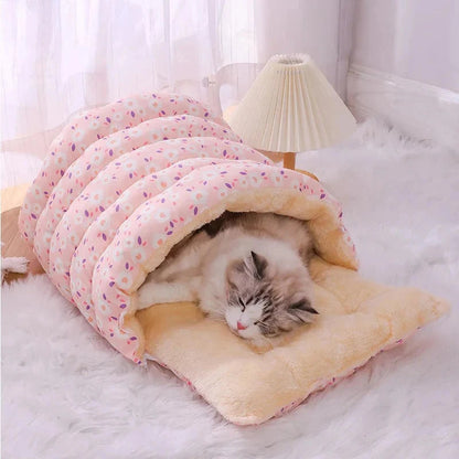 PurrNest 360: Cozy, Washable, Year-Round Cat Bed QiuQiu Petty Store