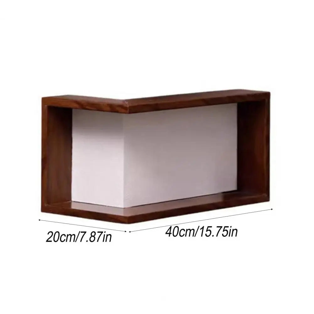 CornerLux™ LED Art Shelf ✨📦 Smart Storage, Soft Light
