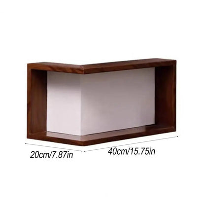 CornerLux™ LED Art Shelf ✨📦 Smart Storage, Soft Light