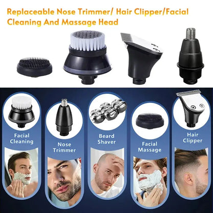 Replaceable Electric Shaver Head 3/5/6/7/8/9 Floating Blade Head Nose