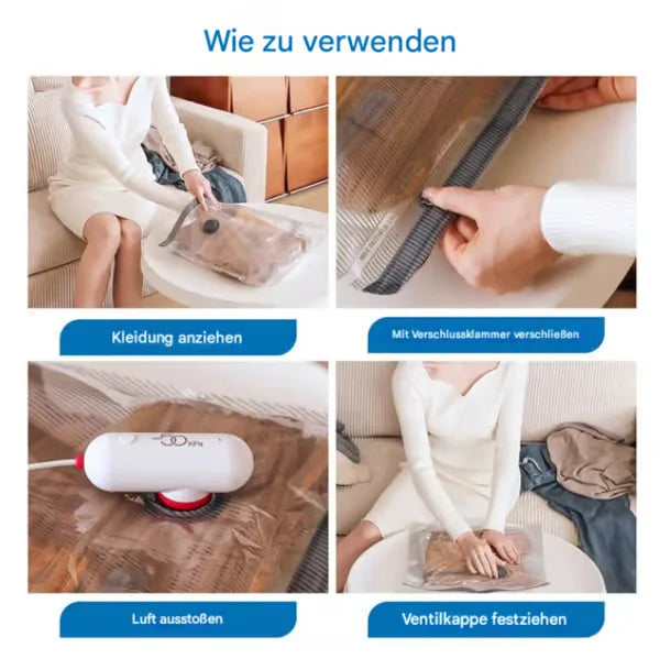 Jet-Set Packing Pro – Inflate & Deflate in Minutes with USB Power!
