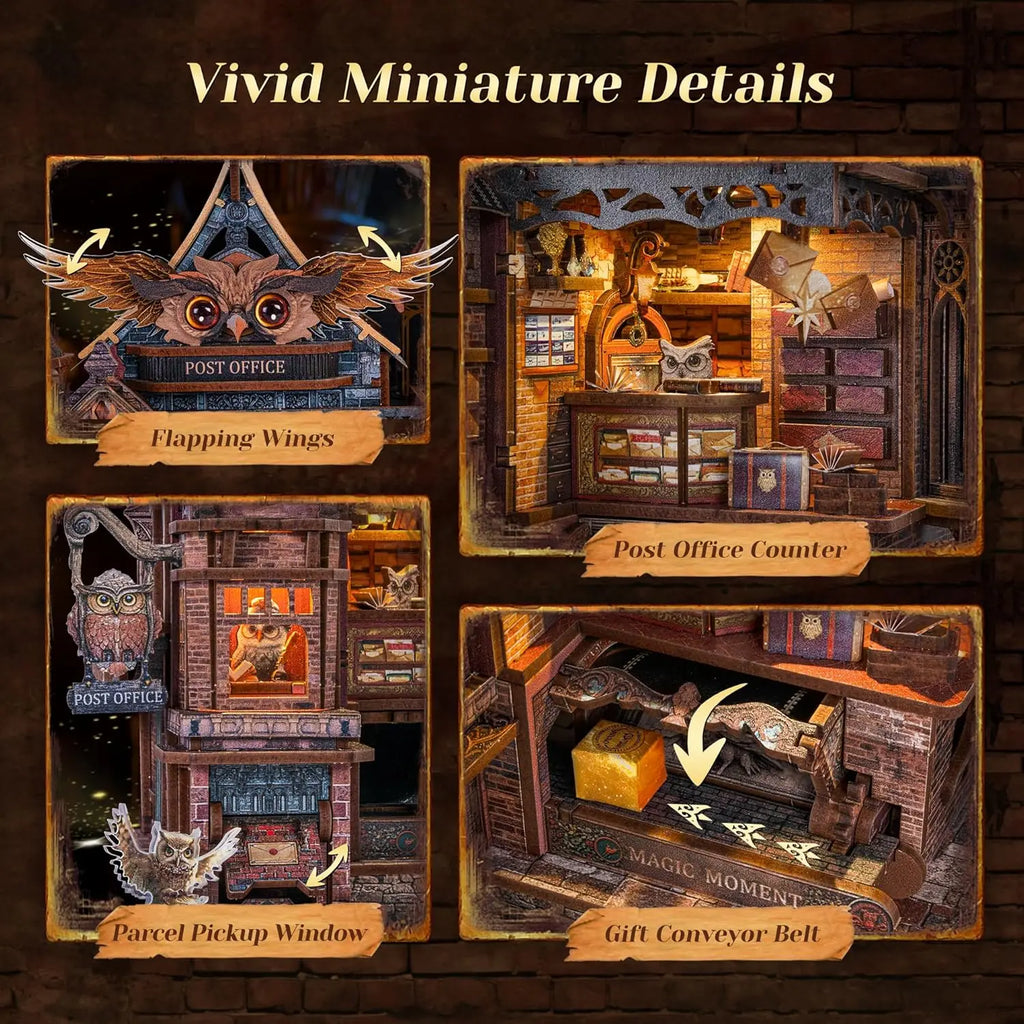 OwlPost™ 3D Puzzle 🦉✨ — Build Your Own Miniature Masterpiece