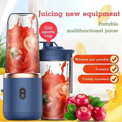 Portable Electric Juice Extractor Household Multi Function 6 Blades