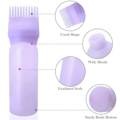 Silicone Shampoo Brush Head Scalp Massage Comb Hair Dye Tint Oil AliExpress