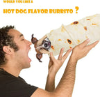 Tortilla Burrito Blanket for Adult Men Women Funny Novelty Gag Food Throw Blanket Trendy Stuff Flannel Taco Wrap Blanket  Decor( Shop1104298725 Store