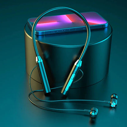 Bluetooth Wireless Magnetic Neckband Earphones – HiFi Sport TWS Headset with Mic Stone's Store