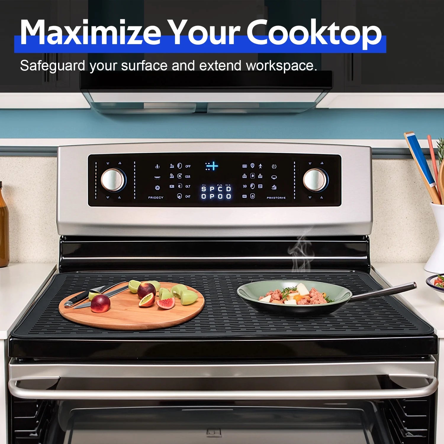 HeatGuard™ Silicone Stove Cover 🔥🛡️