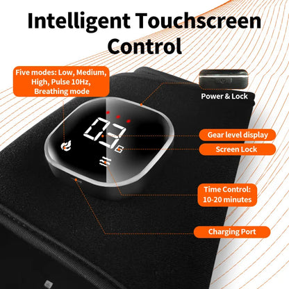 Wrist Ankle Red Light Therapy Massage Belt Wireless 64pcs 660nm&850nm Light Therapy for Plantar Fasciitis&Achilles Tendonitis