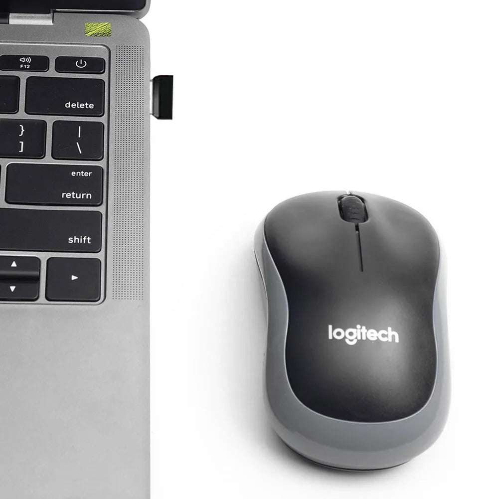 Logitech M185 Wireless Mouse 2.4Ghz USB 1000DPI Mice USB Receiver Mute Optical Navigation Mice For Mac Os Chrome Window 10/8/7 an illusion