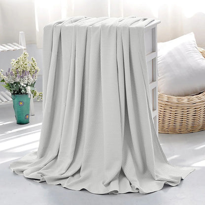 Cooling Blanket Summer Cool Quilt Home Air Conditioner Quilt Bamboos Fiber Heat  Absorption Light Thin Breathable Skin-friendly