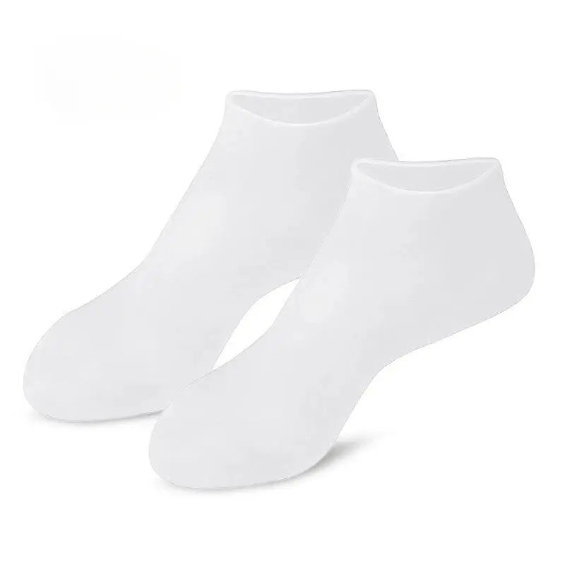 1 Pair Silicone Moisturizing Socks Exfoliating Gel Heel Socks Callus Cracked Dead Skin Remove Protector Pain Relief Foot Care WOW Beautiful Girl Store