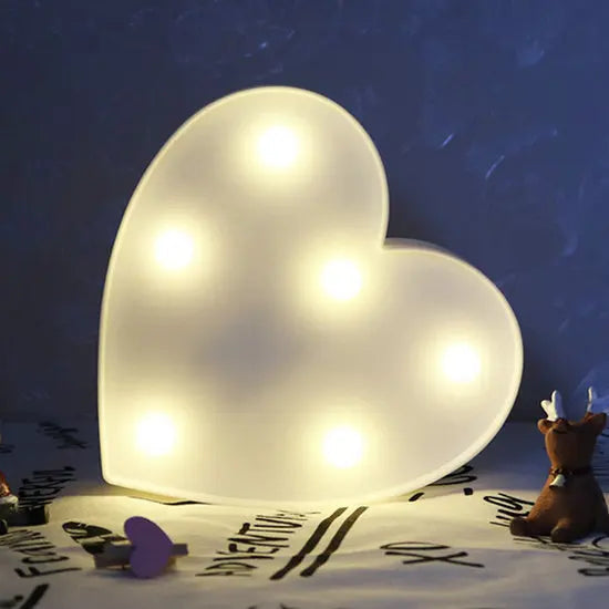 Love Heart LED Lamp Wedding Party Romantic Red Pink Night Light Ornament Birthday Christmas Home Decoration Valentines Day Gift Shop1103809145 Store