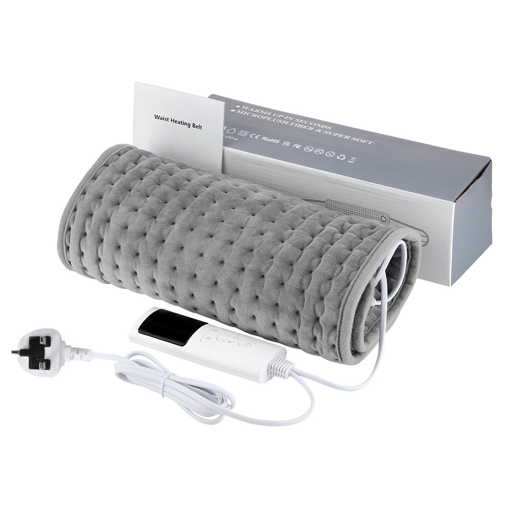 Winter Heater Mat with 4 Timer Waist Back Warmer Blanket Auto Shut Off
