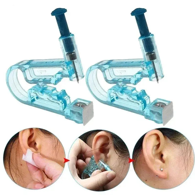 1-4Pcs Disposable Safe Painless Ear Piercing Tool, Healthy Sterile