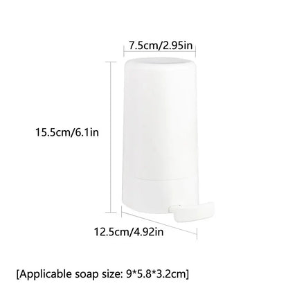 Wall-Mounted Soap Grinder for Bar Soap No-Drill Soap Shaver and