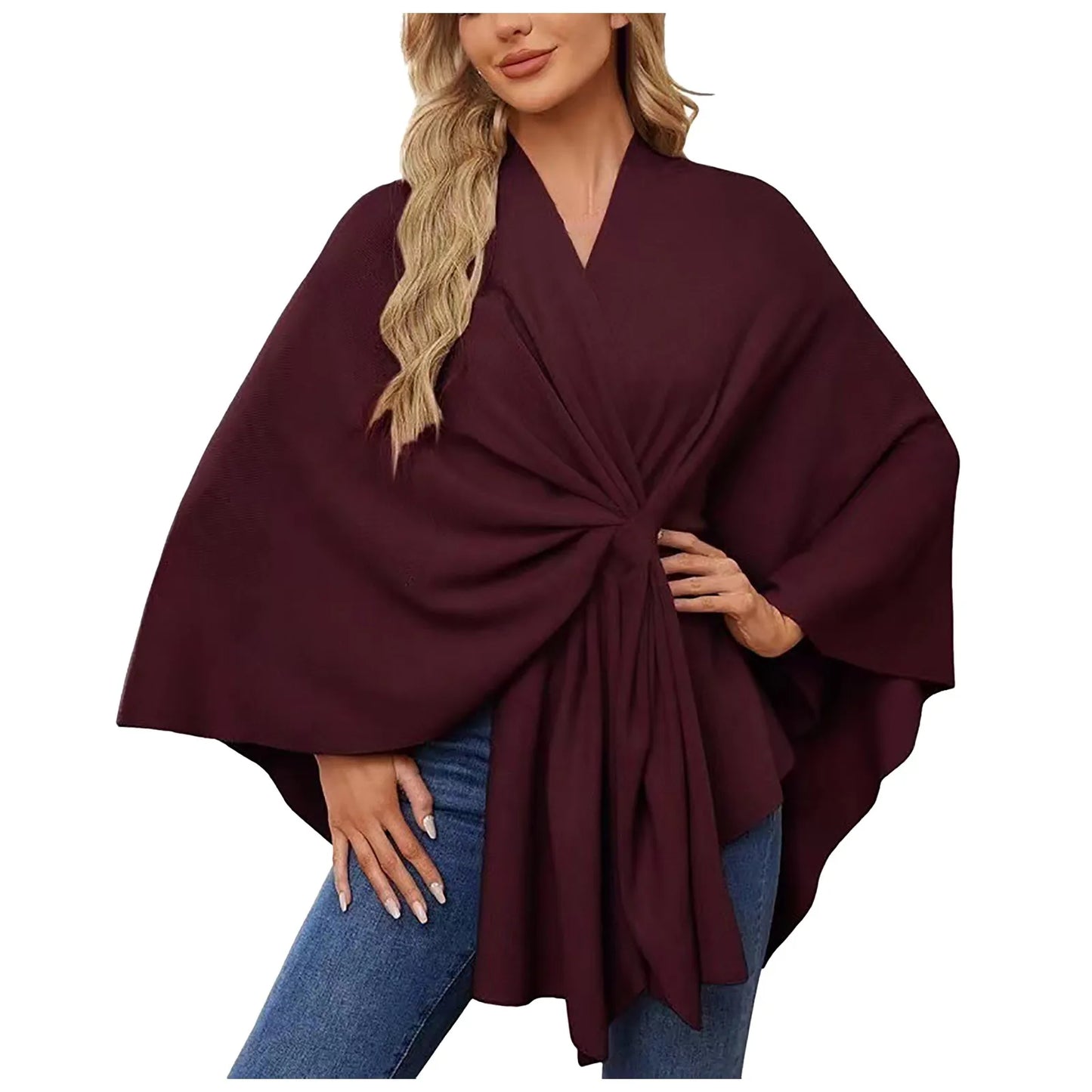 LuxeCloud Wrap – Cozy Elegance for Any Occasion!