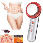 3 In 1 EMS Ultrasonic Cavitation Weight Lose Facial Lifting Body Slimming Massager Galvanic Infrared Lipo Fat Burner Machine Hmeily Official Store